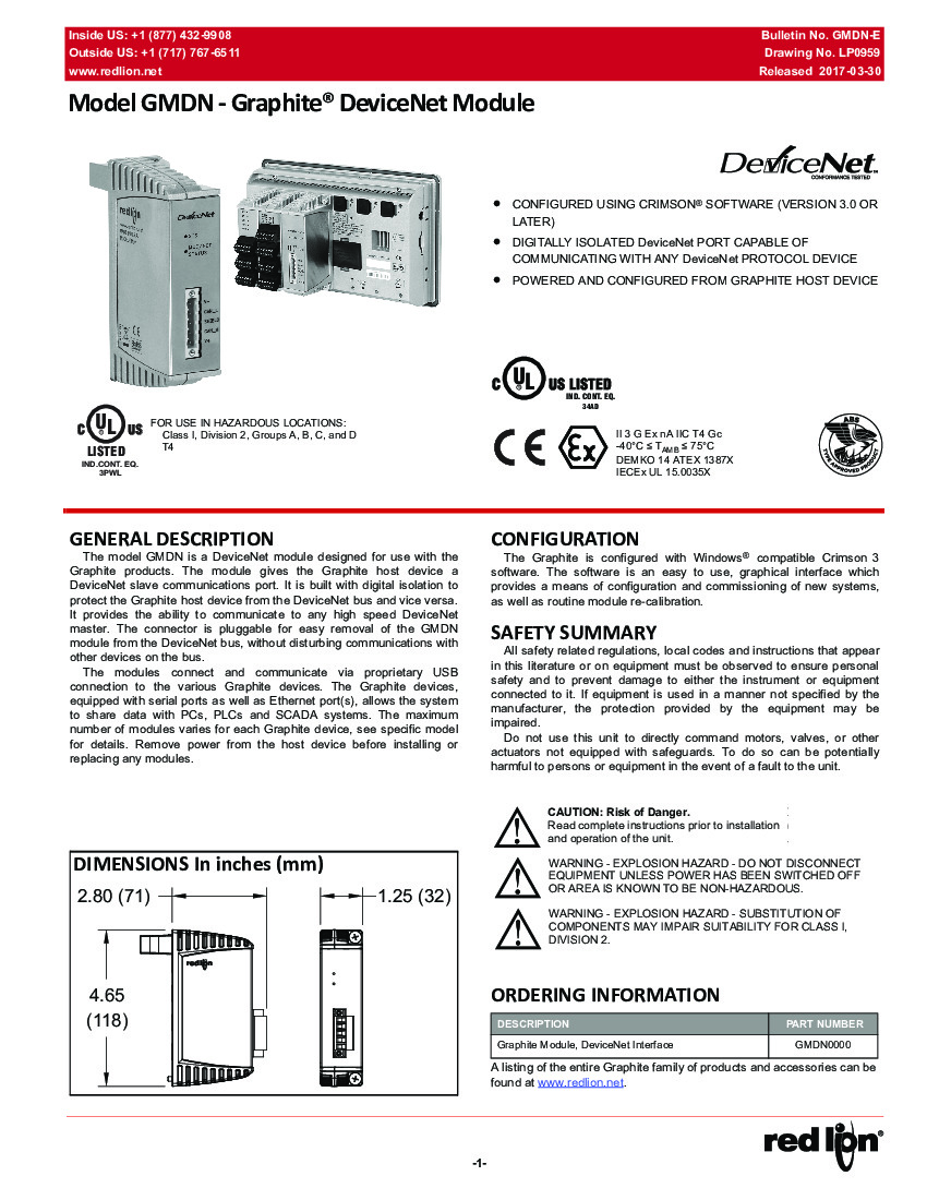 First Page Image of GMDN0000 Product Manual.pdf
